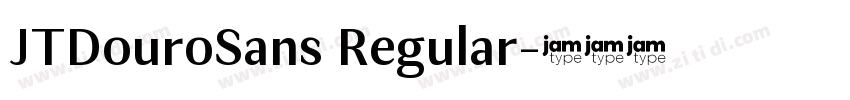 JTDouroSans Regular字体转换